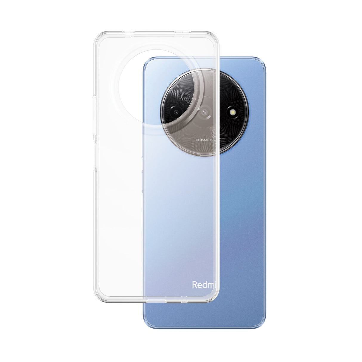 SAFE by PanzerGlass Xiaomi Redmi A3 Flexibelt Plast Skal - Genomskinlig