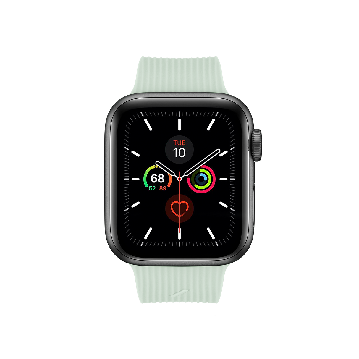 Apple Watch (38/40/SE/41/42mm)  Native Union Curve Strap Sage Silicone Strap - Green