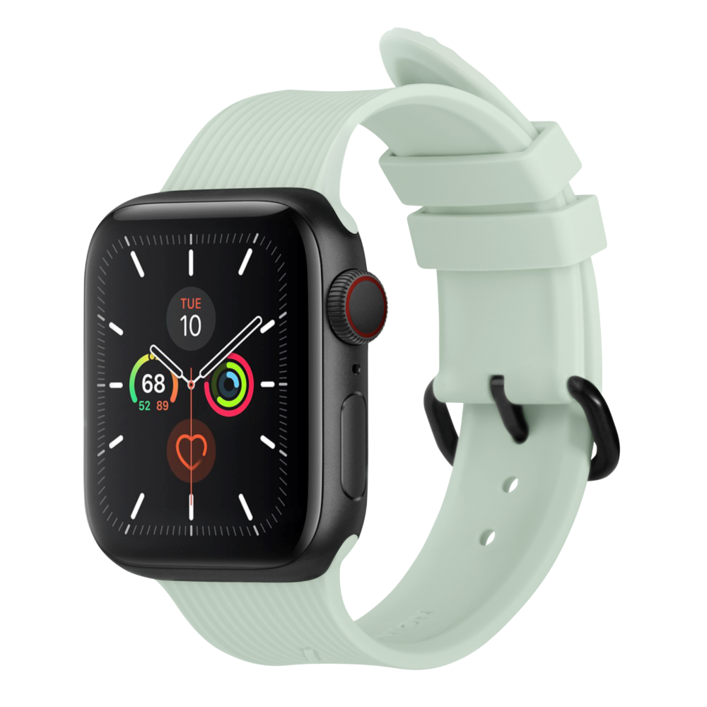 Apple Watch (38/40/SE/41/42mm)  Native Union Curve Strap Sage Silicone Strap - Green