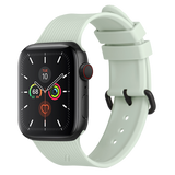 Apple Watch (42/44/SE/45/46/49mm) Native Union Curve Strap Rem Silikon - Grön