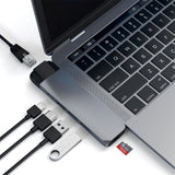 Satechi USB-C Pro Hub m. Ethernet & 4K HDMI (ST -TCPHEM) - Space Grey