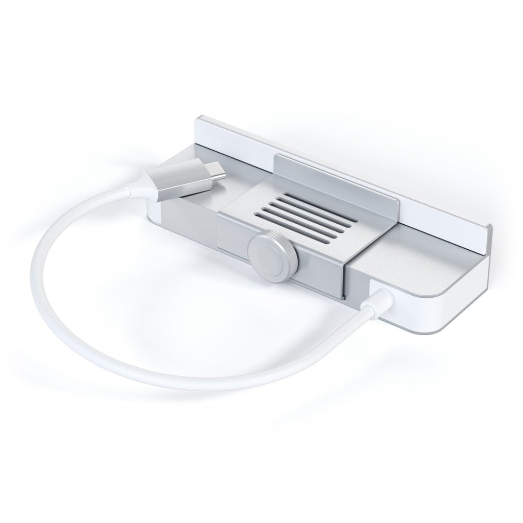 Satechi 6-i-1 USB-C Clamp Hub för iMac 2021 (24 ")-USB Hub & Card Reader-Silver