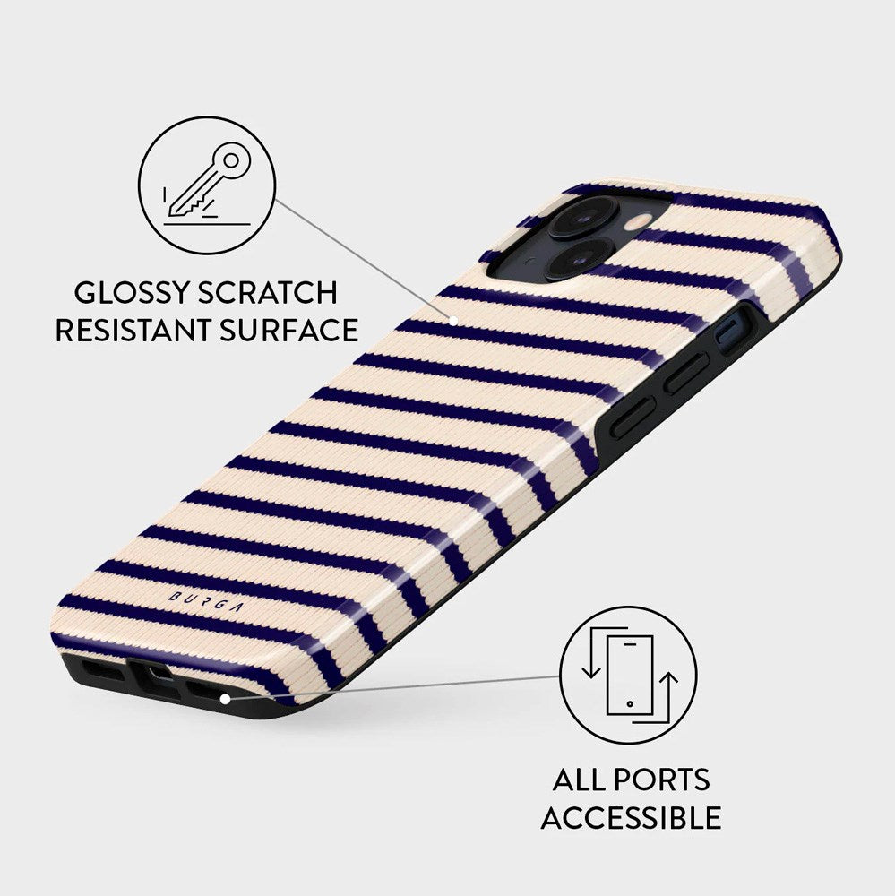 iPhone 14 Burga Tough Fashion Skal - MagSafe Kompatibel - Old Money