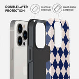 iPhone 14 Pro Burga Tough Fashion Skal - Check & Mate