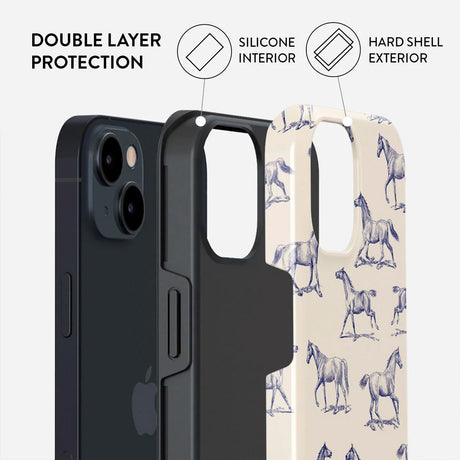 iPhone 15 Burga Tough Fashion Skal - Derby Race