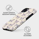 iPhone 15 Burga Tough Fashion Skal - Derby Race