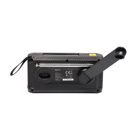 Denver Nödradio med DAB+ / FM-Radio - Bluetooth - Ficklampa - Svart