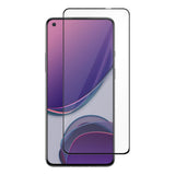 OnePlus 9 Deltaco Härdat Skärmskyddsglas - Genomskinlig / Svart Kant