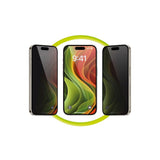 iPhone 18 Pro Mobile Origin Screen Guard Privacy Skärmskyddsglas med Easy Applicator - 2 St. - Genomskinlig