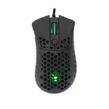 White Shark SHURIKEN Gaming Mus - 6D / 19000 DPI - Svart