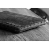 Curro Real Leather Sleeve 14-15" (35.5 x 25.5 cm) - Snake Skin Edition - Black