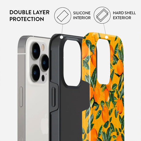 iPhone 11 Burga Tough Fashion Skal - Orange Lemonade