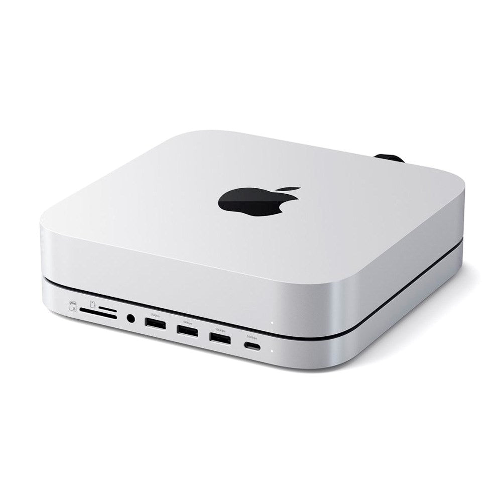 Satechi Mac Mini & Mac Studio Stativ/Hub - Silver