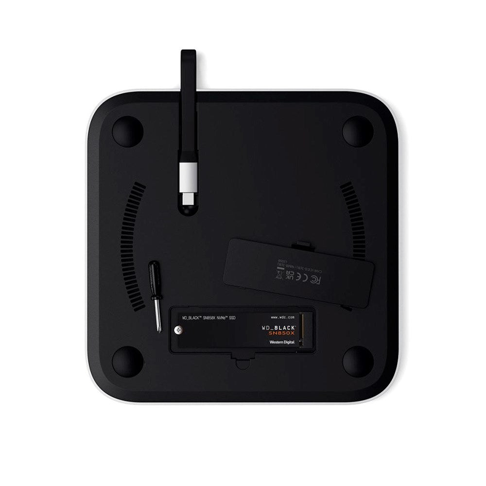 Satechi Mac Mini & Mac Studio Stativ/Hub - Silver