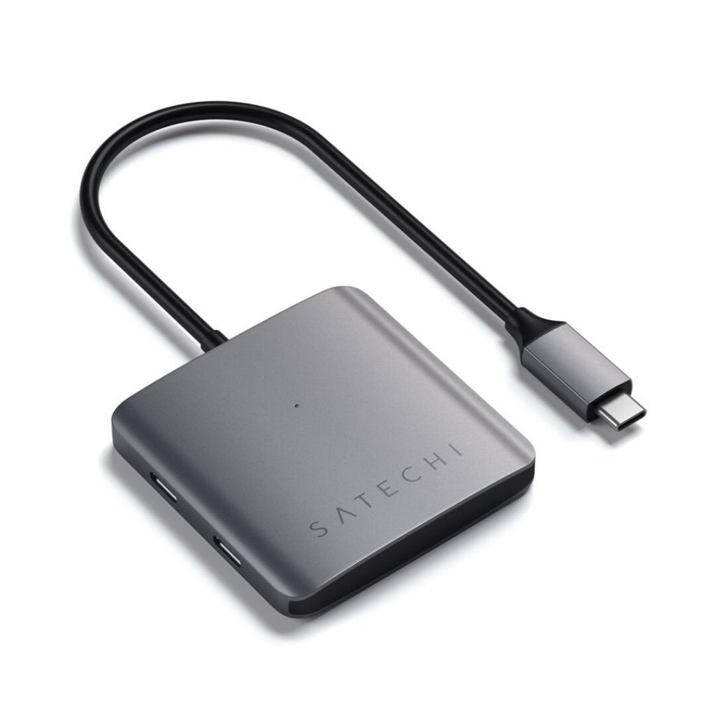 Satechi 4-i-1 USB-C-nav-Space Grey