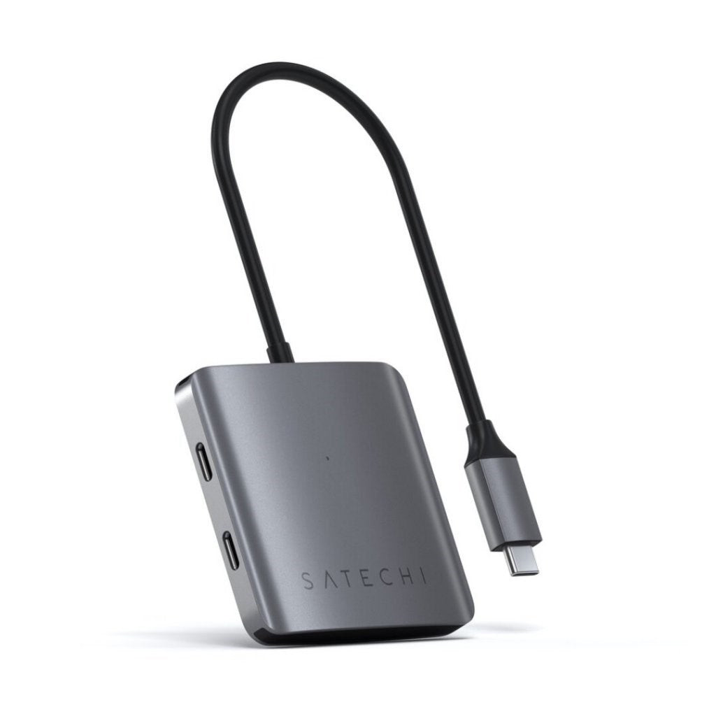 Satechi 4-i-1 USB-C-nav-Space Grey