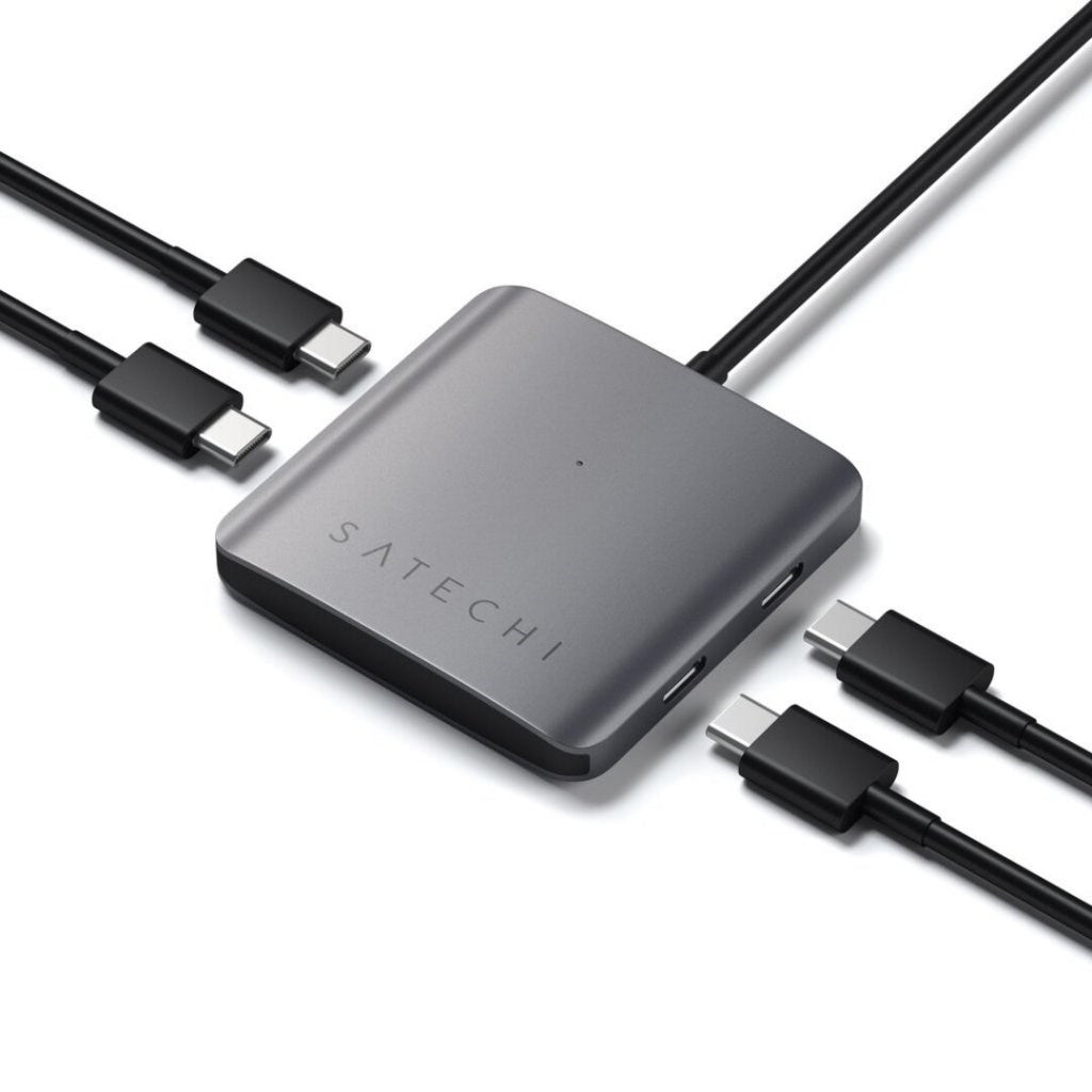 Satechi 4-i-1 USB-C-nav-Space Grey