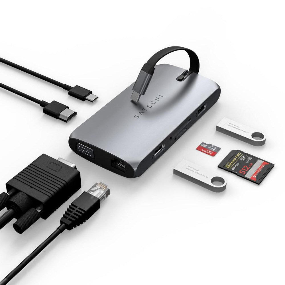 Satechi USB-C MultiPort Adapter - Silver