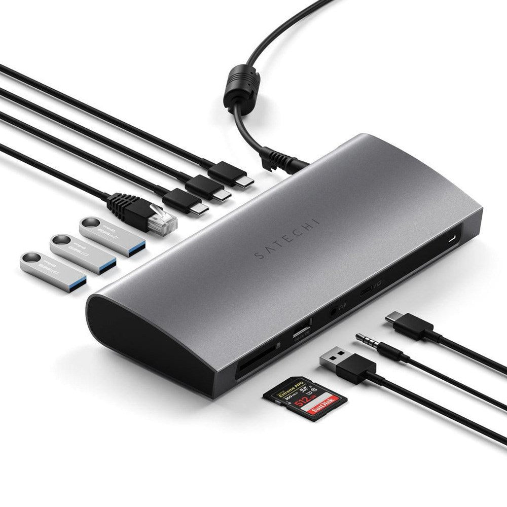 Satechi Dockningsstation Wired Thunderbolt 4 - Space Grey