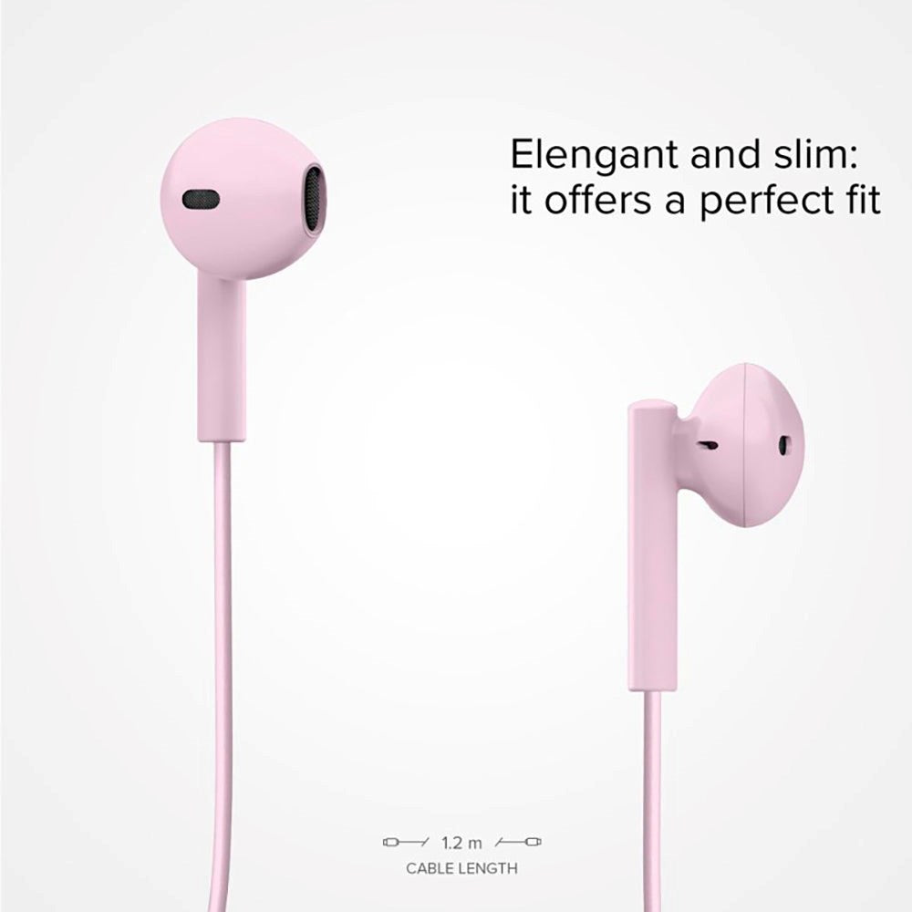 SBS Studio Mix 65 Hörlurar In-Ear med USB-C & Mikrofon - Pink