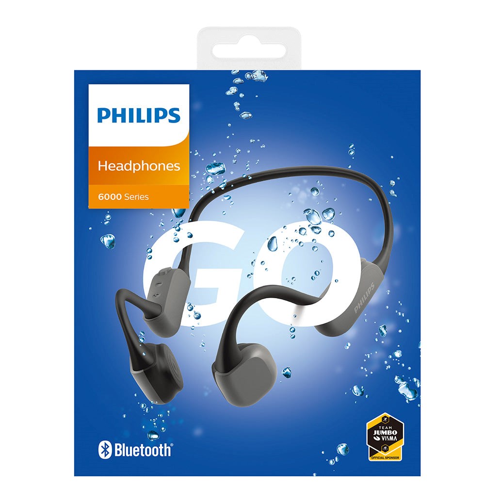 Philips Series 6000 GO Bluetooth Sport Headset Open-Ear - Svart