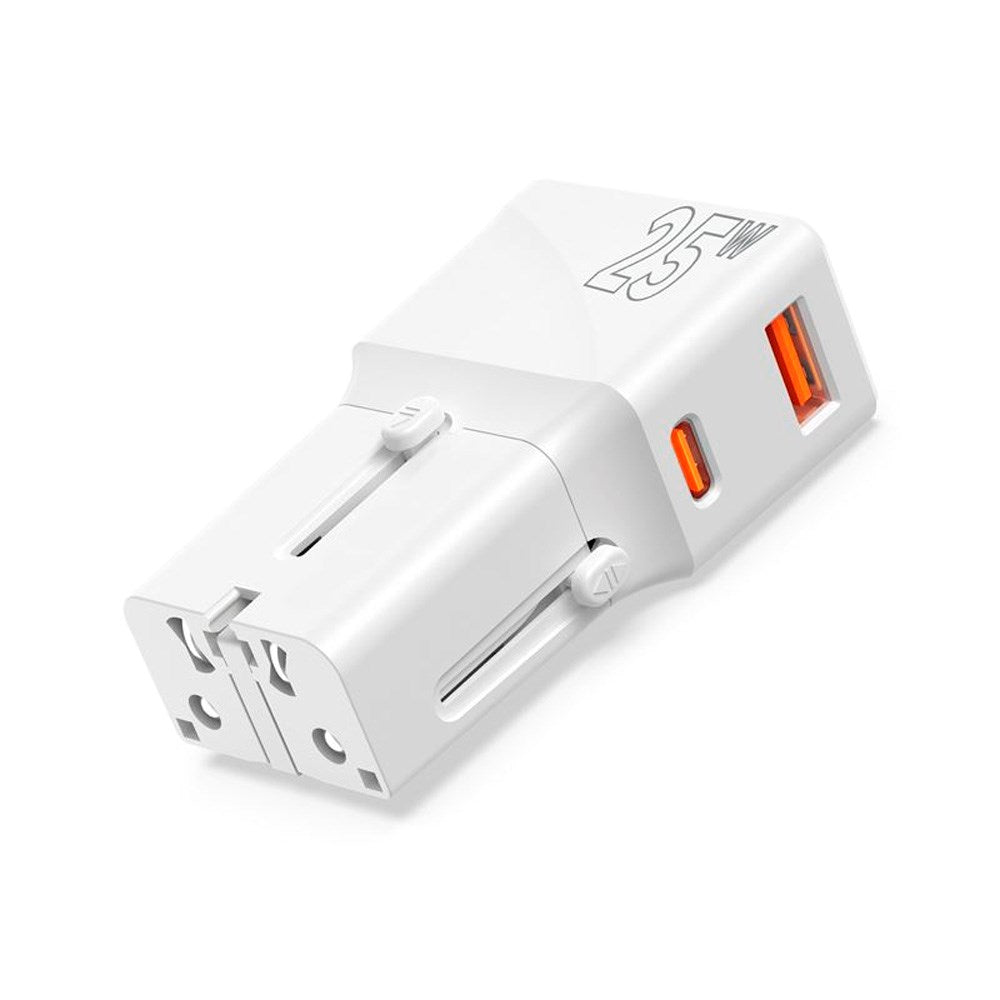 Mobile Origin Resa Adapter EU/US/UK/AU 25W - Vit