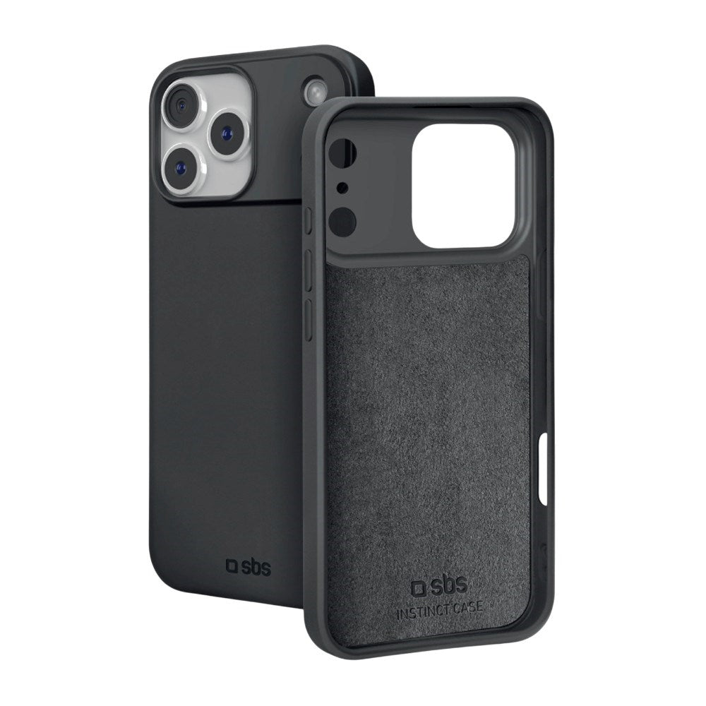 iPhone 18 Pro Max SBS Instinct Flexibelt Plast Skal - Svart