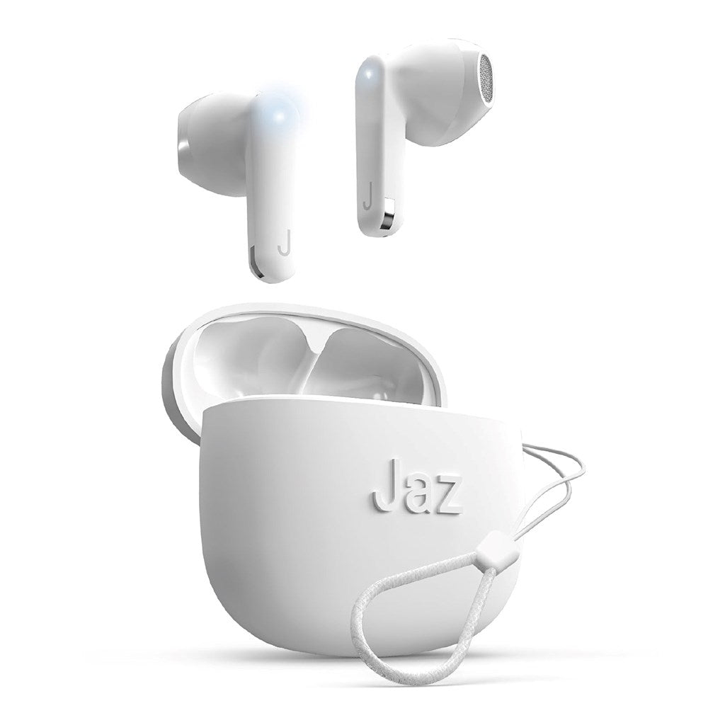 Jaz Amber True Wireless In-Ear Bluetooth Hörlurar med Strap - Vit