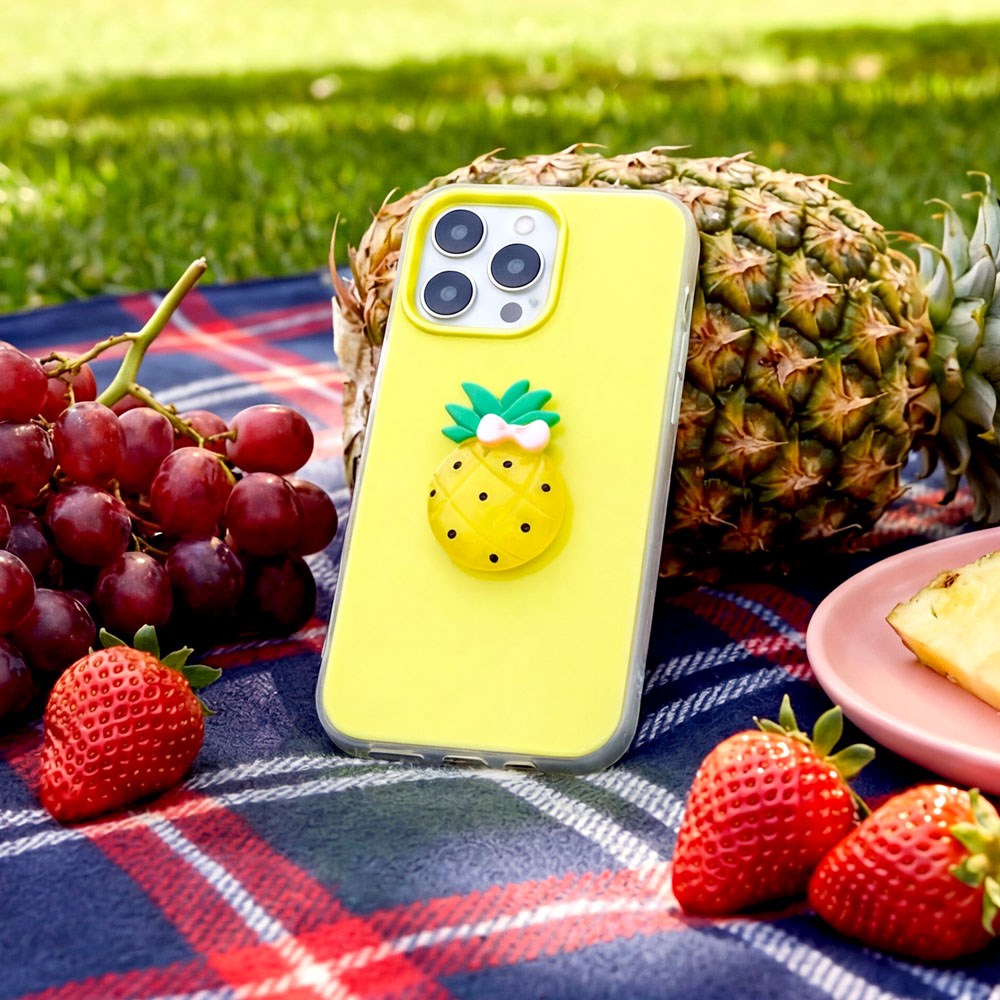 iPhone 17 Pro TFO 3D Frukt Skal – Ananas