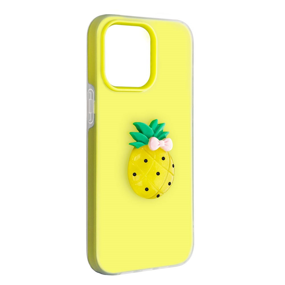 iPhone 17 TFO 3D Frukt Skal – Ananas