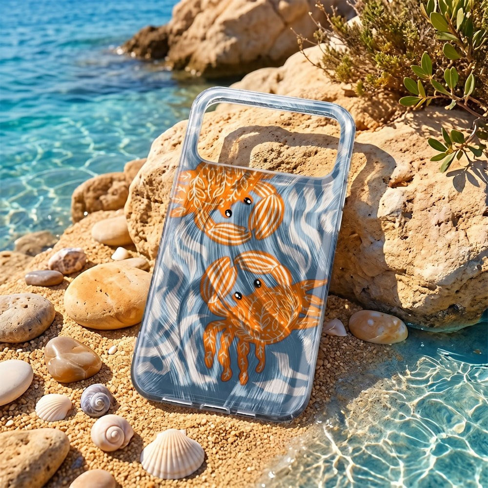 iPhone 13 TFO Ultra Trendy Sommar Skal - Crab