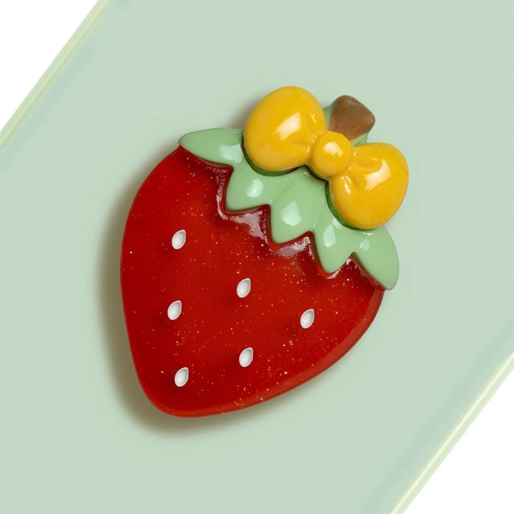iPhone 12 / 12 Pro TFO 3D Frukt Skal – Jordgubb
