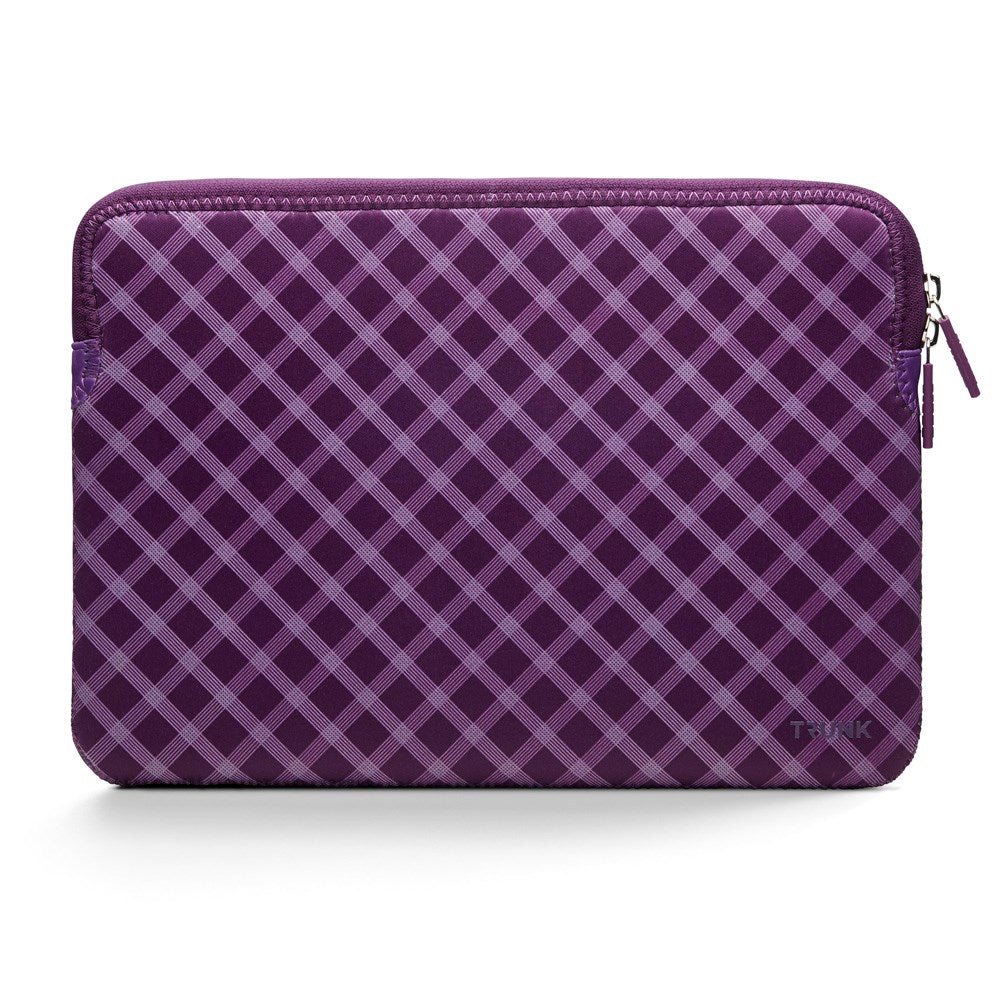 Trunk Neoprene Sleeve för MacBook 13" (30.5 x 21.5 x 1.5 cm) - Medium Purple Tartan