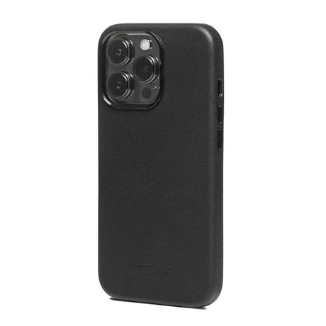 iPhone 13 Pro Trunk Äkta Läder Skal - Svart
