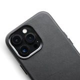 iPhone 13 Pro Trunk Äkta Läder Skal - Svart