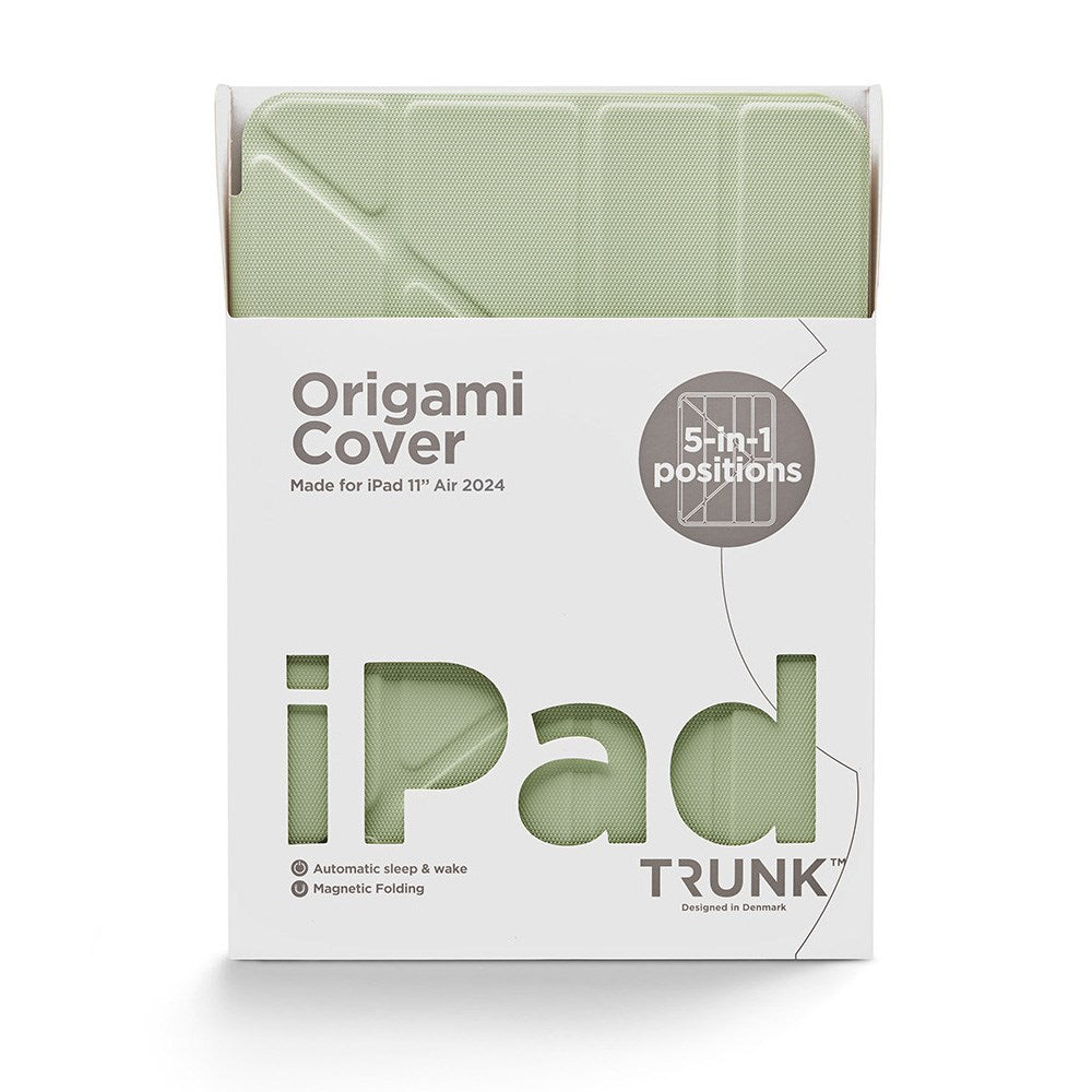 Trunk iPad Air 11" (2025 / 2024) Origami Fodral - Lime Swirl
