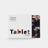 Trunk Universellt Flip Fodral (24.5 x 17.5 x 1 cm) - Black Flower