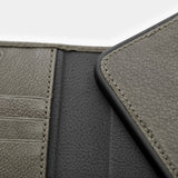 Trunk iPhone 12 / 12 Pro Äkta Läder Fodral med Avtagbart Skal - Grön