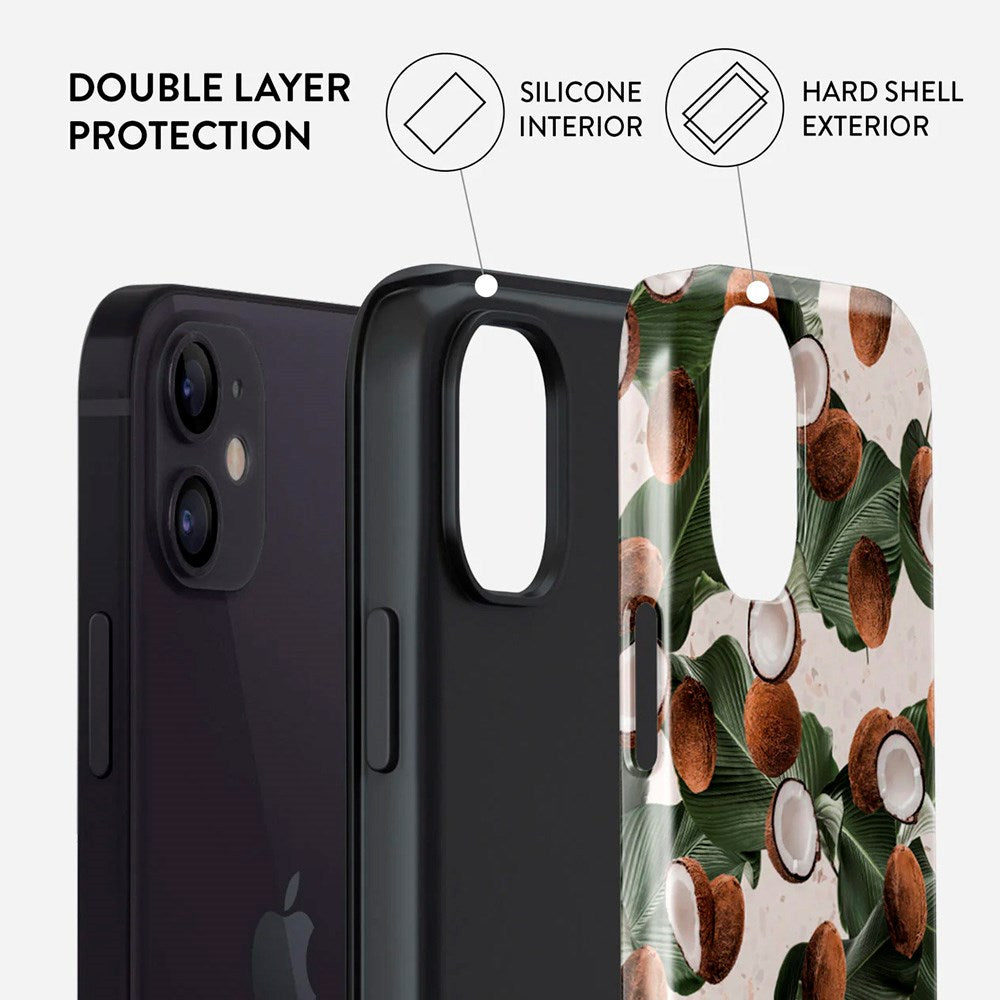 iPhone 12 / 12 Pro Burga Tough Fashion Skal - Coconut Crush