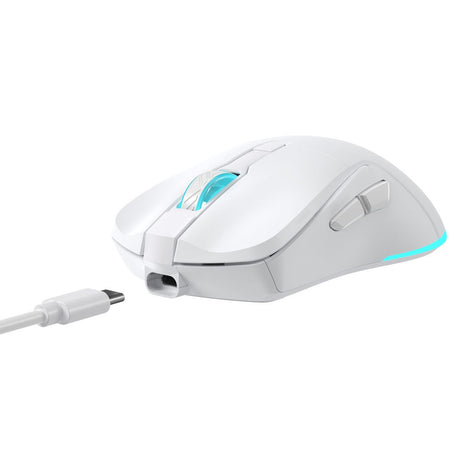 Baracuda TURTLE Trådlös Gaming Mus - 6D / 3200 DPI - Vit