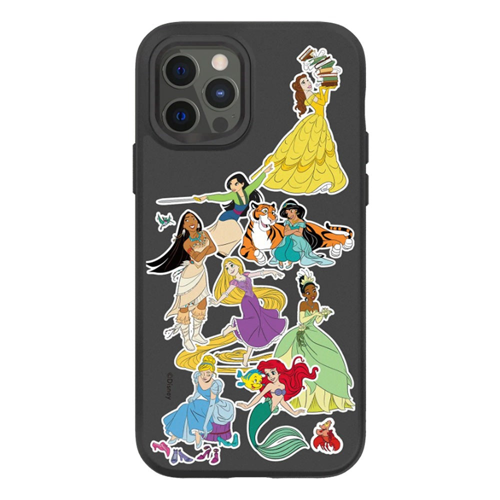 iPhone 12 / 12 Pro RhinoShield SolidSuit Tåligt Skal - Disney Princess - Princesses