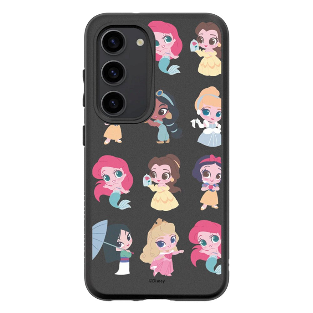 Samsung Galaxy S23 RhinoShield SolidSuit Tåligt Skal med Disney Princess - Chibi Style