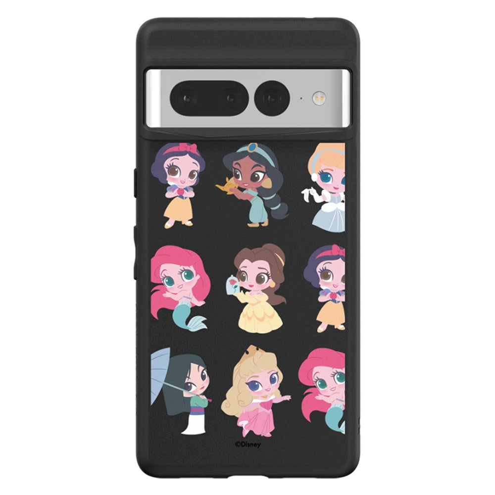 Google Pixel 7 Pro RhinoShield SolidSuit Tåligt Skal - Disney Princess - Chibi Style