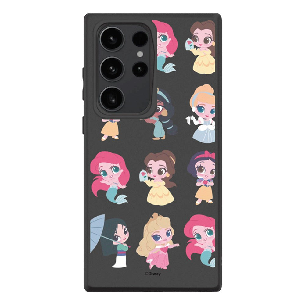 Samsung Galaxy S23 Ultra RhinoShield SolidSuit Tåligt Skal - Disney Princess - Chibi Style