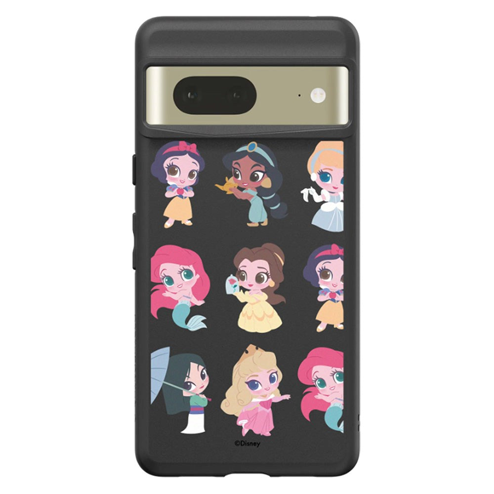 Google Pixel 7 RhinoShield SolidSuit Tåligt Skal med Disney Princess - Chibi Style