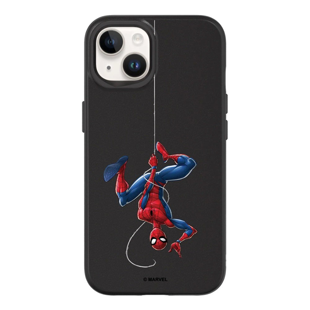 iPhone 14 / 13 RhinoShield SolidSuit Tåligt Skal - Marvel - Spider-Man Upside Down