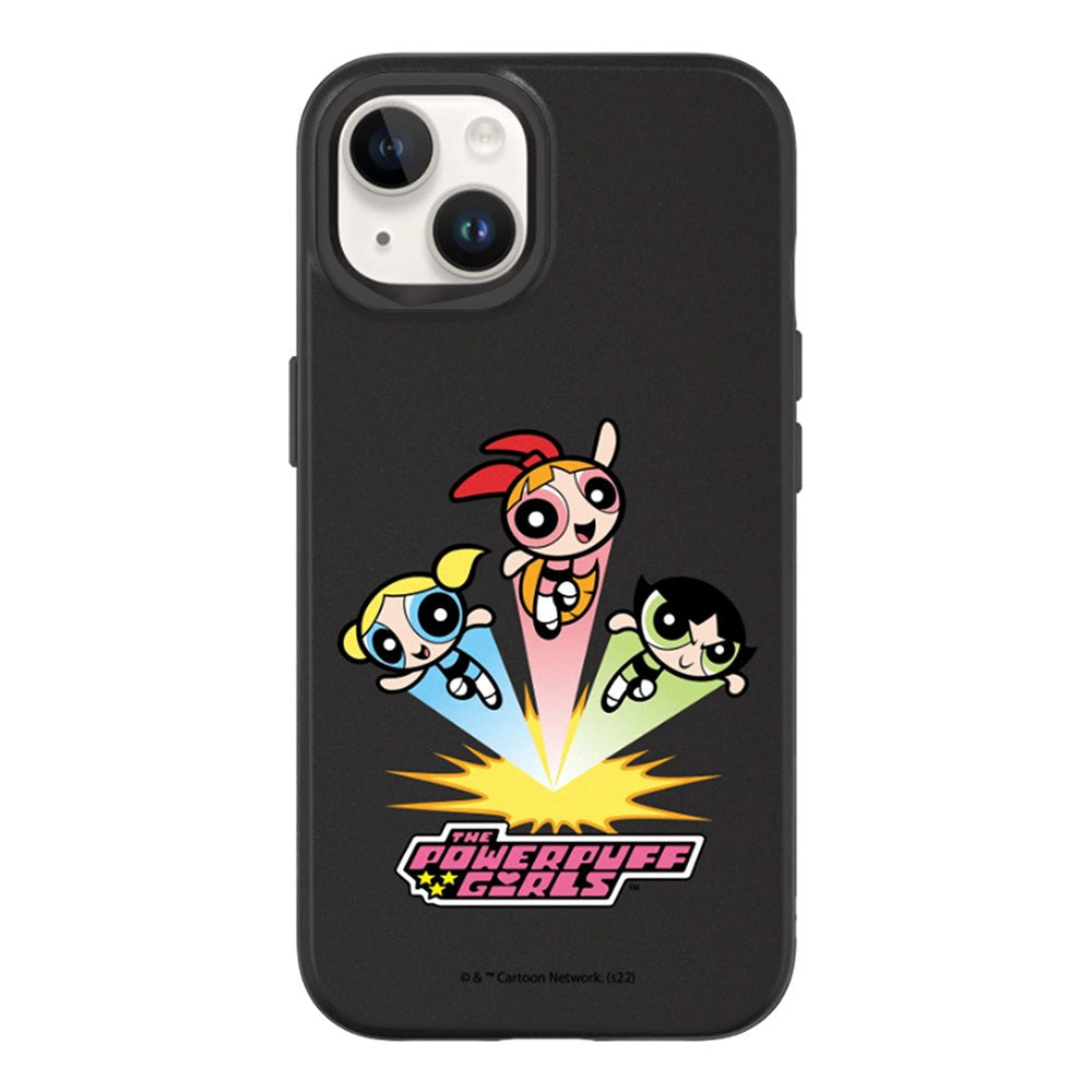 iPhone 14 / 13 RhinoShield SolidSuit Tåligt Skal med Powerpuff Girls - Fly High