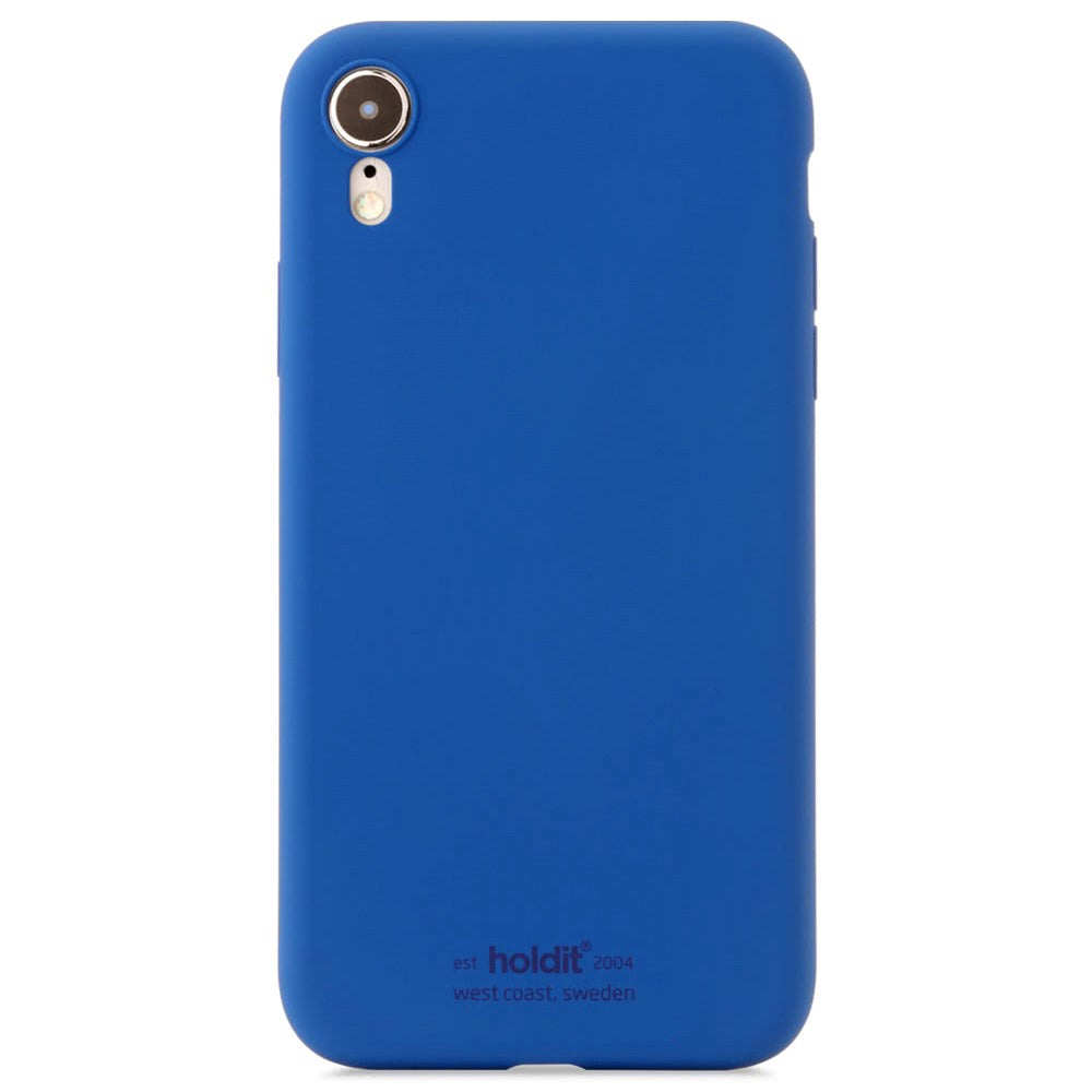 Holdit iPhone XR Soft Touch Soft Touch Skal Silikon - Royal Blue