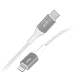 SBS x GREEN_E USB-C till Lightning Kabel 30W med Återvinningsset - 1.5 m - Vit