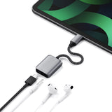 Satechi USB-C till Jack 3,5 mm & USB-C-adapter-Space Grey